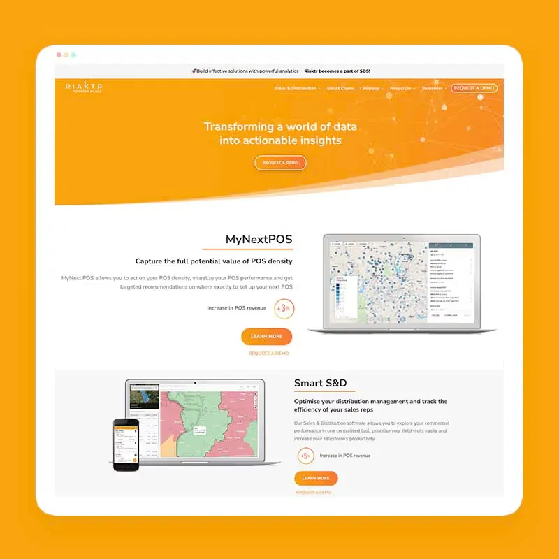 Riaktr, B2B Distribution