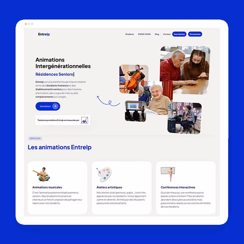 Entrelp — Aide à la personne